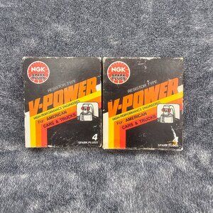 Vintage Dead stock NGK Spark Plugs resistor type V-Power High Performance stock